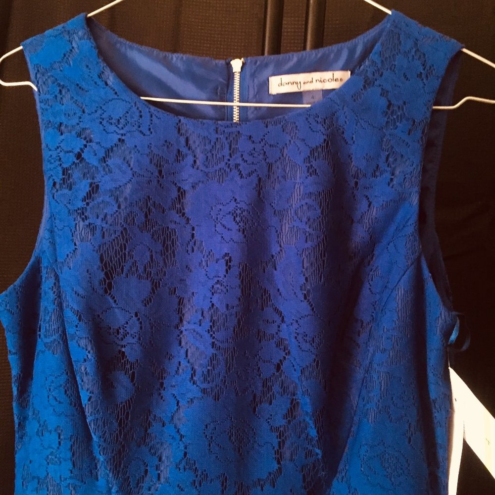 Blue Dress w/ Flower